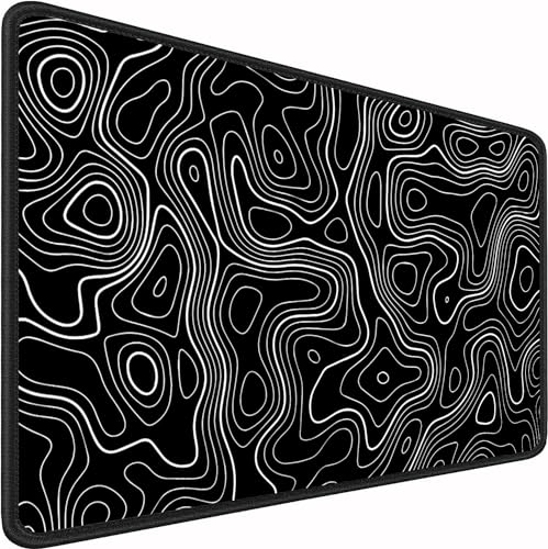 Premium Gaming Mauspad XXL 1200 x 600 mm - Wasserdicht & rutschfest - Genähte Kanten für Haltbarkeit - Perfekt für PC, MacBook und Laptop - Großes Mousepad 1200x600 mm (Flüssigmetall) von CoolNovel