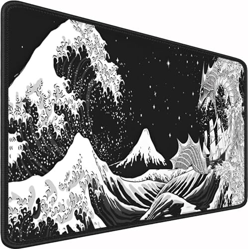 CoolNovel Premium Gaming Mauspad XXL 900 x 400 mm - Wasserdicht & rutschfest - Genähte Kanten für Haltbarkeit - Perfekt für PC, MacBook und Laptop - Großes Mousepad Game, CN4901 CoolNovel Premium Gaming Mauspad XXL 900 x 400 mm - Wasserdicht & rutschfest - Genähte Kanten für Haltbarkeit - Perfekt für PC, MacBook und Laptop - Großes Mousepad Game, CN4901 von CoolNovel