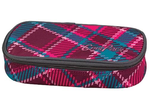 CoolPack 77125CP, Mäppchen Campus Cranberry Check, Multicolor von CoolPack
