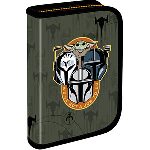 CoolPack Federmäppchen Mandolorian schwarz, 14,0 x 4,0 cm von CoolPack