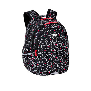 CoolPack Schulranzen Stoff schwarz, rot von CoolPack