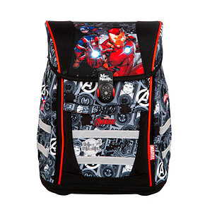 CoolPack Schulranzen Stoff schwarz, rot von CoolPack