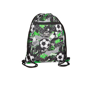 CoolPack Turnbeutel Let's gol! Kunstfaser schwarz, grün von CoolPack