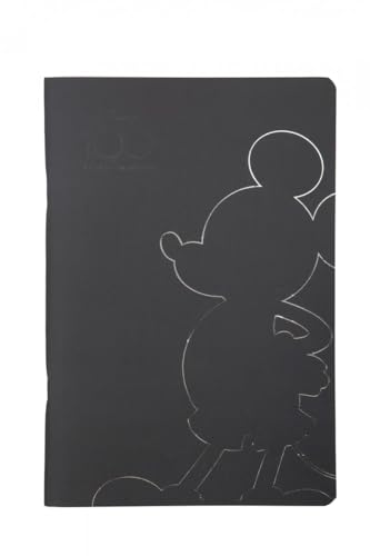 Coolpack 60961PTR, A5 Exercise book, 60 sheets, check, Disney 100 Black Collection Mickey Mouse von CoolPack