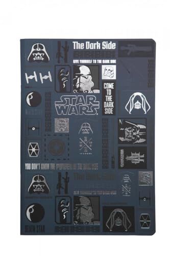 Coolpack 60978PTR, A5 Exercise book, 60 sheets, check, Disney 100 Black Collection Star Wars von CoolPack