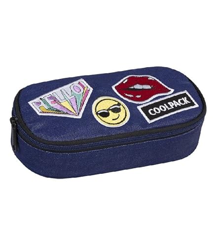 Coolpack 93798CP, Mäppchen CAMPUS - BADGES G DENIM, Multicolor von CoolPack