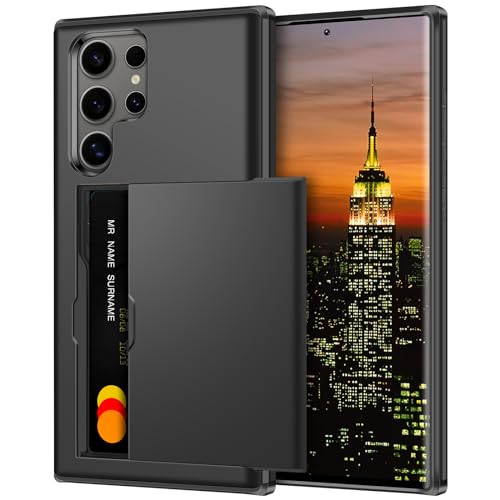 Coolden Handyhülle für Samsung Galaxy S24 Ultra Hülle mit Kartenfach Armor Stoßfest Hülle Silikon Weiches TPU Bumper Cover Case Heavy Duty Schutzhülle Brieftasche Etui Handyhülle für Samsung S24 Ultra Coolden Handyhülle für Samsung Galaxy S24 Ultra Hülle mit Kartenfach Armor Stoßfest Hülle Silikon Weiches TPU Bumper Cover Case Heavy Duty Schutzhülle Brieftasche Etui Handyhülle für Samsung S24 Ultra von Coolden