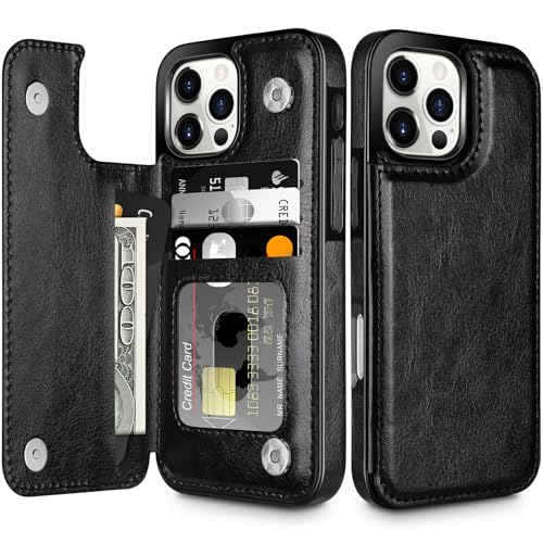 Coolden Handyhülle für iPhone 16 Pro Max Hülle Premium Leder Flip Case mit Kartenfach Ständer Schutzhülle Magnetischer Verschluss Klapphülle Handytasche Lederhülle für iPhone 16 Pro Max Schwarz Coolden Handyhülle für iPhone 16 Pro Max Hülle Premium Leder Flip Case mit Kartenfach Ständer Schutzhülle Magnetischer Verschluss Klapphülle Handytasche Lederhülle für iPhone 16 Pro Max Schwarz von Coolden