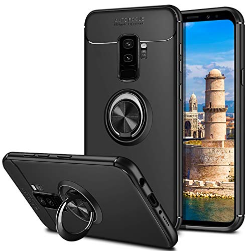 Coolden Kompatibel mit Samsung Galaxy S9 Plus Hülle mit 360 Grad Drehbarer Ring Halter Ständer Ultra Dünn Handyhülle Case Weich TPU Bumper Cover Outdoor Stoßfest Schutzhülle für Samsung S9 Plus Coolden Kompatibel mit Samsung Galaxy S9 Plus Hülle mit 360 Grad Drehbarer Ring Halter Ständer Ultra Dünn Handyhülle Case Weich TPU Bumper Cover Outdoor Stoßfest Schutzhülle für Samsung S9 Plus von Coolden