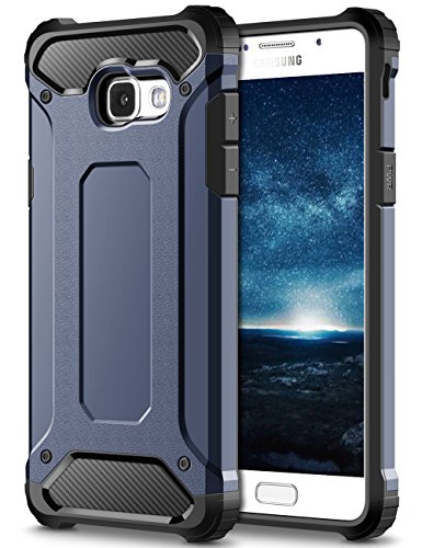 Coolden für Samsung Galaxy A5 2017 Hülle Premium [Armor Serie] Outdoor Stoßfest Handyhülle Case Silikon TPU + PC Bumper Cover Doppelschichter Schutzhülle für Samsung Galaxy A5 2017 (Blau) von Coolden