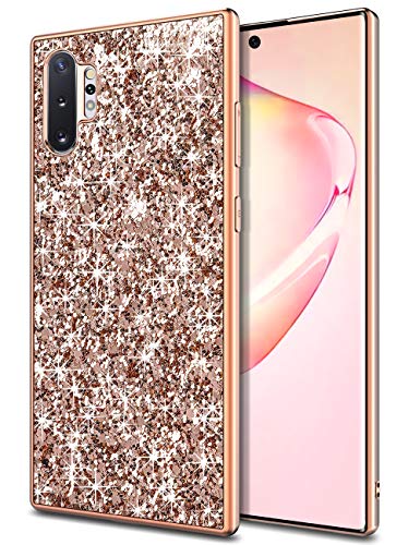 Coolden für Samsung Galaxy Note 10 Plus Hülle Glitzer Bling Sparkle Handyhülle Case für Mädchen Schlank TPU Bumper Cover Outdoor Stoßfest Schutzhülle für Samsung Galaxy Note 10 Plus 5G (Rose Gold) Coolden für Samsung Galaxy Note 10 Plus Hülle Glitzer Bling Sparkle Handyhülle Case für Mädchen Schlank TPU Bumper Cover Outdoor Stoßfest Schutzhülle für Samsung Galaxy Note 10 Plus 5G (Rose Gold) von Coolden