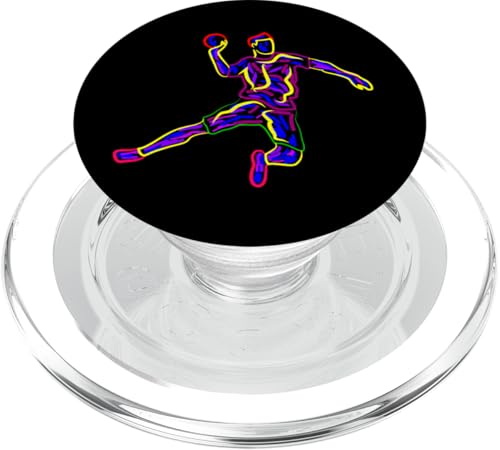 Handball Handballer Handballspieler Jungen Kinder Männer PopSockets PopGrip für MagSafe von Coole Handballspieler & Handballer Zubehör