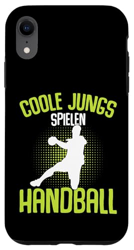 Hülle für iPhone XR Coole Jungs spielen Handball Handballer Jungen Kinder von Coole Handballspieler & Handballer Zubehör