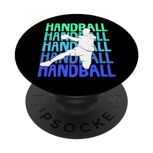 Handball Handballer Jungen Kinder Männer PopSockets mit austauschbarem PopGrip von Coole Handballspielerin & Handballer Zubehör