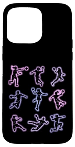 Handball Mädchen Damen Kinder Handballerin Hülle für iPhone 15 Pro Max von Coole Handballspielerin & Handballer Zubehör