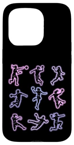 Handball Mädchen Damen Kinder Handballerin Hülle für iPhone 15 Pro von Coole Handballspielerin & Handballer Zubehör