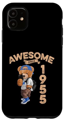 Awesome Since 1955 Lustiger Bär Geschenkidee Kindergarten Hülle für iPhone 11 Awesome Since 1955 Lustiger Bär Geschenkidee Kindergarten Hülle für iPhone 11 von Coole Teddy Jahrgangsgeschenke Awesome Since