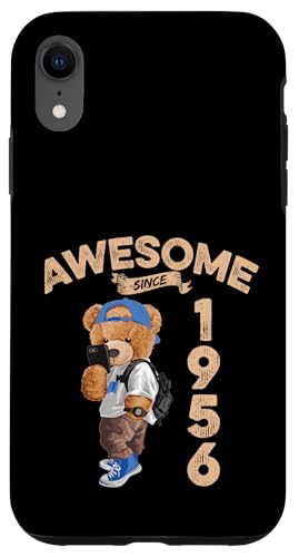 Awesome Since 1956 Lustiger Bär Geschenkidee Kindergarten Hülle für iPhone XR Awesome Since 1956 Lustiger Bär Geschenkidee Kindergarten Hülle für iPhone XR von Coole Teddy Jahrgangsgeschenke Awesome Since