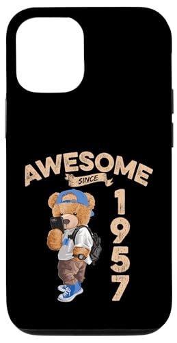 Awesome Since 1957 Lustiger Bär Geschenkidee Kindergarten Hülle für iPhone 12/12 Pro Awesome Since 1957 Lustiger Bär Geschenkidee Kindergarten Hülle für iPhone 12/12 Pro von Coole Teddy Jahrgangsgeschenke Awesome Since