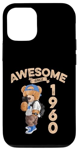 Awesome Since 1960 Lustiger Bär Geschenkidee Kindergarten Hülle für iPhone 12/12 Pro Awesome Since 1960 Lustiger Bär Geschenkidee Kindergarten Hülle für iPhone 12/12 Pro von Coole Teddy Jahrgangsgeschenke Awesome Since