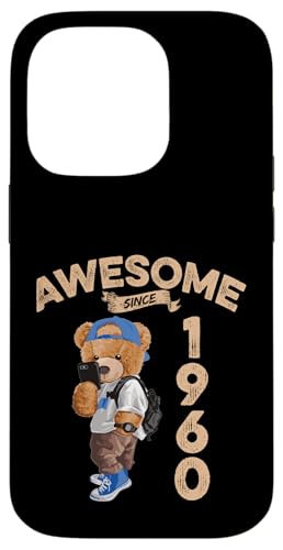 Awesome Since 1960 Lustiger Bär Geschenkidee Kindergarten Hülle für iPhone 14 Pro Awesome Since 1960 Lustiger Bär Geschenkidee Kindergarten Hülle für iPhone 14 Pro von Coole Teddy Jahrgangsgeschenke Awesome Since
