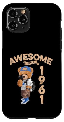 Awesome Since 1961 Lustiger Bär Geschenkidee Kindergarten Hülle für iPhone 11 Pro Awesome Since 1961 Lustiger Bär Geschenkidee Kindergarten Hülle für iPhone 11 Pro von Coole Teddy Jahrgangsgeschenke Awesome Since