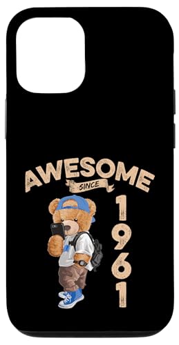 Awesome Since 1961 Lustiger Bär Geschenkidee Kindergarten Hülle für iPhone 12/12 Pro Awesome Since 1961 Lustiger Bär Geschenkidee Kindergarten Hülle für iPhone 12/12 Pro von Coole Teddy Jahrgangsgeschenke Awesome Since