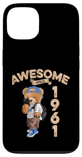 Awesome Since 1961 Lustiger Bär Geschenkidee Kindergarten Hülle für iPhone 13 Awesome Since 1961 Lustiger Bär Geschenkidee Kindergarten Hülle für iPhone 13 von Coole Teddy Jahrgangsgeschenke Awesome Since