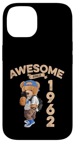 Awesome Since 1962 Lustiger Bär Geschenkidee Kindergarten Hülle für iPhone 14 Awesome Since 1962 Lustiger Bär Geschenkidee Kindergarten Hülle für iPhone 14 von Coole Teddy Jahrgangsgeschenke Awesome Since