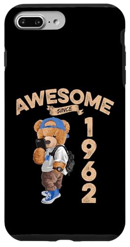 Awesome Since 1962 Lustiger Bär Geschenkidee Kindergarten Hülle für iPhone 7 Plus/8 Plus Awesome Since 1962 Lustiger Bär Geschenkidee Kindergarten Hülle für iPhone 7 Plus/8 Plus von Coole Teddy Jahrgangsgeschenke Awesome Since