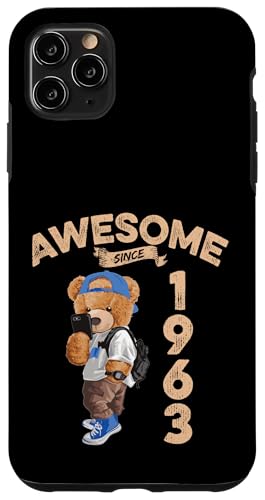 Awesome Since 1963 Lustiger Bär Geschenkidee Kindergarten Hülle für iPhone 11 Pro Max Awesome Since 1963 Lustiger Bär Geschenkidee Kindergarten Hülle für iPhone 11 Pro Max von Coole Teddy Jahrgangsgeschenke Awesome Since