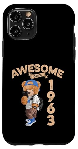 Awesome Since 1963 Lustiger Bär Geschenkidee Kindergarten Hülle für iPhone 11 Pro Awesome Since 1963 Lustiger Bär Geschenkidee Kindergarten Hülle für iPhone 11 Pro von Coole Teddy Jahrgangsgeschenke Awesome Since