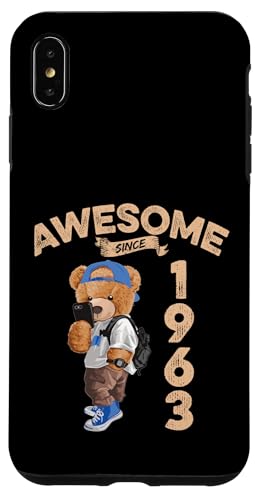 Awesome Since 1963 Lustiger Bär Geschenkidee Kindergarten Hülle für iPhone XS Max Awesome Since 1963 Lustiger Bär Geschenkidee Kindergarten Hülle für iPhone XS Max von Coole Teddy Jahrgangsgeschenke Awesome Since