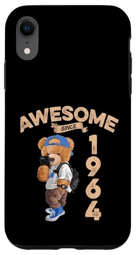 Awesome Since 1964 Lustiger Bär Geschenkidee Kindergarten Hülle für iPhone XR Awesome Since 1964 Lustiger Bär Geschenkidee Kindergarten Hülle für iPhone XR von Coole Teddy Jahrgangsgeschenke Awesome Since