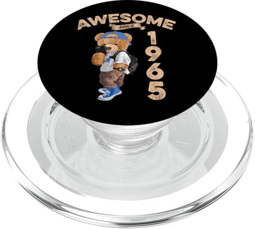 Awesome Since 1965 Lustiger Bär Geschenkidee Kindergarten PopSockets PopGrip für MagSafe Awesome Since 1965 Lustiger Bär Geschenkidee Kindergarten PopSockets PopGrip für MagSafe von Coole Teddy Jahrgangsgeschenke Awesome Since