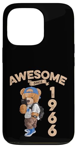 Awesome Since 1966 Lustiger Bär Geschenkidee Kindergarten Hülle für iPhone 13 Pro Awesome Since 1966 Lustiger Bär Geschenkidee Kindergarten Hülle für iPhone 13 Pro von Coole Teddy Jahrgangsgeschenke Awesome Since