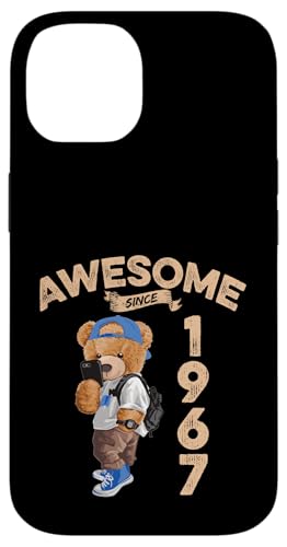 Awesome Since 1967 Lustiger Bär Geschenkidee Kindergarten Hülle für iPhone 14 Awesome Since 1967 Lustiger Bär Geschenkidee Kindergarten Hülle für iPhone 14 von Coole Teddy Jahrgangsgeschenke Awesome Since