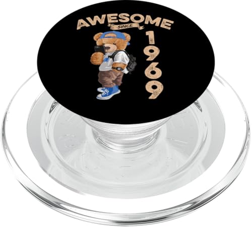 Awesome Since 1969 Lustiger Bär Geschenkidee Kindergarten PopSockets PopGrip für MagSafe Awesome Since 1969 Lustiger Bär Geschenkidee Kindergarten PopSockets PopGrip für MagSafe von Coole Teddy Jahrgangsgeschenke Awesome Since