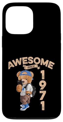 Awesome Since 1971 Lustiger Bär Geschenkidee Kindergarten Hülle für iPhone 13 Pro Max Awesome Since 1971 Lustiger Bär Geschenkidee Kindergarten Hülle für iPhone 13 Pro Max von Coole Teddy Jahrgangsgeschenke Awesome Since