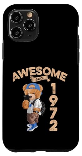 Awesome Since 1972 Lustiger Bär Geschenkidee Kindergarten Hülle für iPhone 11 Pro Awesome Since 1972 Lustiger Bär Geschenkidee Kindergarten Hülle für iPhone 11 Pro von Coole Teddy Jahrgangsgeschenke Awesome Since