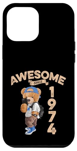 Awesome Since 1974 Lustiger Bär Geschenkidee Kindergarten Hülle für iPhone 12 Pro Max Awesome Since 1974 Lustiger Bär Geschenkidee Kindergarten Hülle für iPhone 12 Pro Max von Coole Teddy Jahrgangsgeschenke Awesome Since