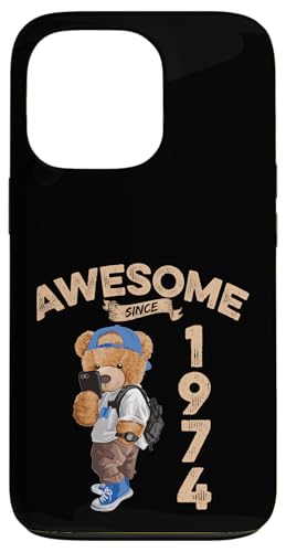 Awesome Since 1974 Lustiger Bär Geschenkidee Kindergarten Hülle für iPhone 13 Pro Awesome Since 1974 Lustiger Bär Geschenkidee Kindergarten Hülle für iPhone 13 Pro von Coole Teddy Jahrgangsgeschenke Awesome Since