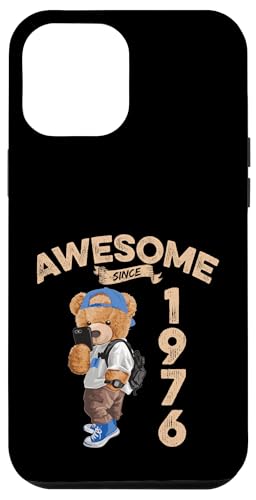 Awesome Since 1976 Lustiger Bär Geschenkidee Kindergarten Hülle für iPhone 12 Pro Max Awesome Since 1976 Lustiger Bär Geschenkidee Kindergarten Hülle für iPhone 12 Pro Max von Coole Teddy Jahrgangsgeschenke Awesome Since