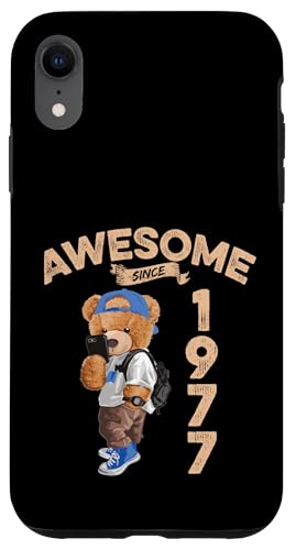 Awesome Since 1977 Lustiger Bär Geschenkidee Kindergarten Hülle für iPhone XR Awesome Since 1977 Lustiger Bär Geschenkidee Kindergarten Hülle für iPhone XR von Coole Teddy Jahrgangsgeschenke Awesome Since