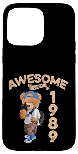 Awesome Since 1989 Lustiger Bär Geschenkidee Kindergarten Hülle für iPhone 15 Pro Max Awesome Since 1989 Lustiger Bär Geschenkidee Kindergarten Hülle für iPhone 15 Pro Max von Coole Teddy Jahrgangsgeschenke Awesome Since