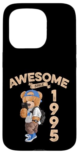 Awesome Since 1995 Lustiger Bär Geschenkidee Kindergarten Hülle für iPhone 15 Pro Awesome Since 1995 Lustiger Bär Geschenkidee Kindergarten Hülle für iPhone 15 Pro von Coole Teddy Jahrgangsgeschenke Awesome Since