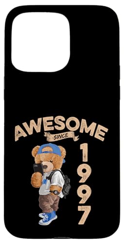 Awesome Since 1997 Lustiger Bär Geschenkidee Kindergarten Hülle für iPhone 15 Pro Max Awesome Since 1997 Lustiger Bär Geschenkidee Kindergarten Hülle für iPhone 15 Pro Max von Coole Teddy Jahrgangsgeschenke Awesome Since