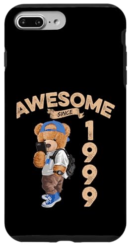 Awesome Since 1999 Lustiger Bär Geschenkidee Kindergarten Hülle für iPhone 7 Plus/8 Plus von Coole Teddy Jahrgangsgeschenke Awesome Since
