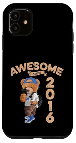 Awesome Since 2016 Lustiger Bär Geschenkidee Kindergarten Hülle für iPhone 11 Awesome Since 2016 Lustiger Bär Geschenkidee Kindergarten Hülle für iPhone 11 von Coole Teddy Jahrgangsgeschenke Awesome Since