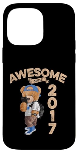 Awesome Since 2017 Lustiger Bär Geschenkidee Kindergarten Hülle für iPhone 14 Pro Max Awesome Since 2017 Lustiger Bär Geschenkidee Kindergarten Hülle für iPhone 14 Pro Max von Coole Teddy Jahrgangsgeschenke Awesome Since